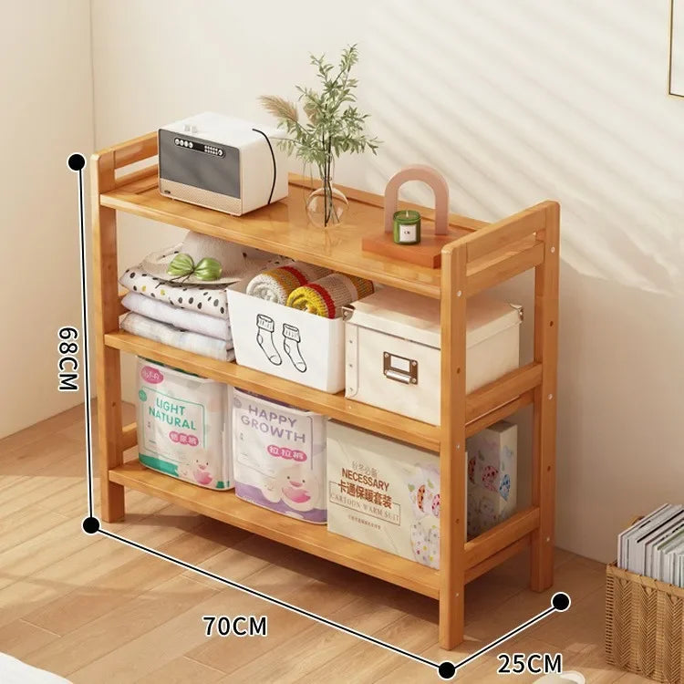 Kitchen shelf, floor standing multi-layer product collection, household pot seasoning shelf, fruit and vegetable bowl and dish