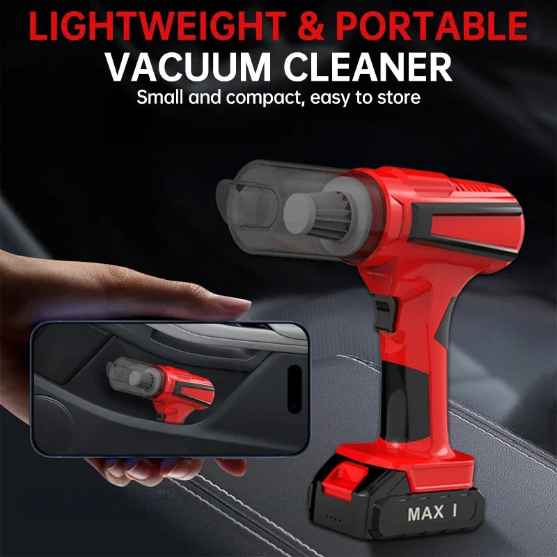 Wireless Portable Vacuum Cleaner for Car Handheld Rechargeable with Quick Charge Powerful Suction for Home Pet Hair Cleaning